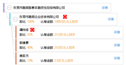 东莞市融顺普惠非融资性担保